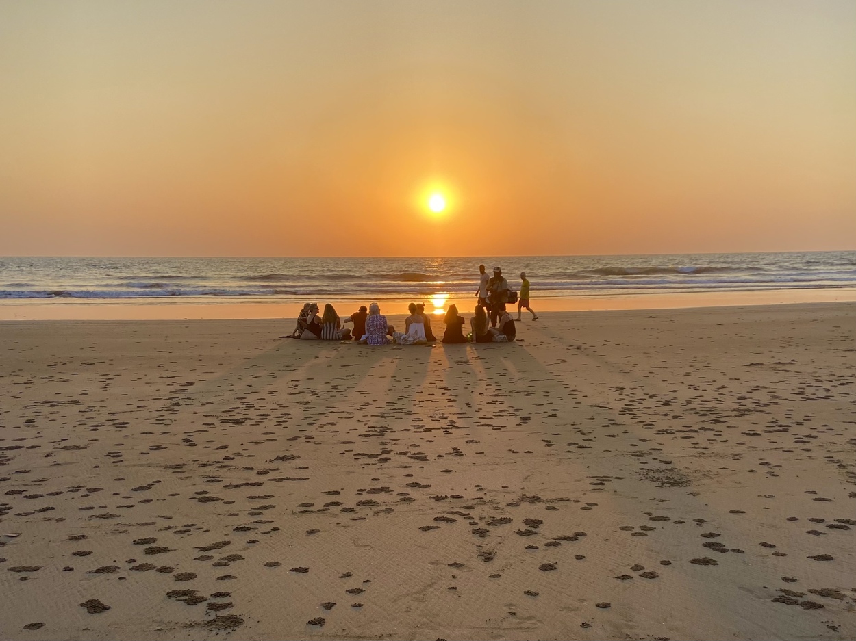 Yogaretreat Goa Solnedgang