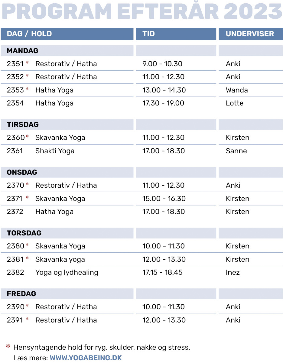 YB Program Efterår 2023